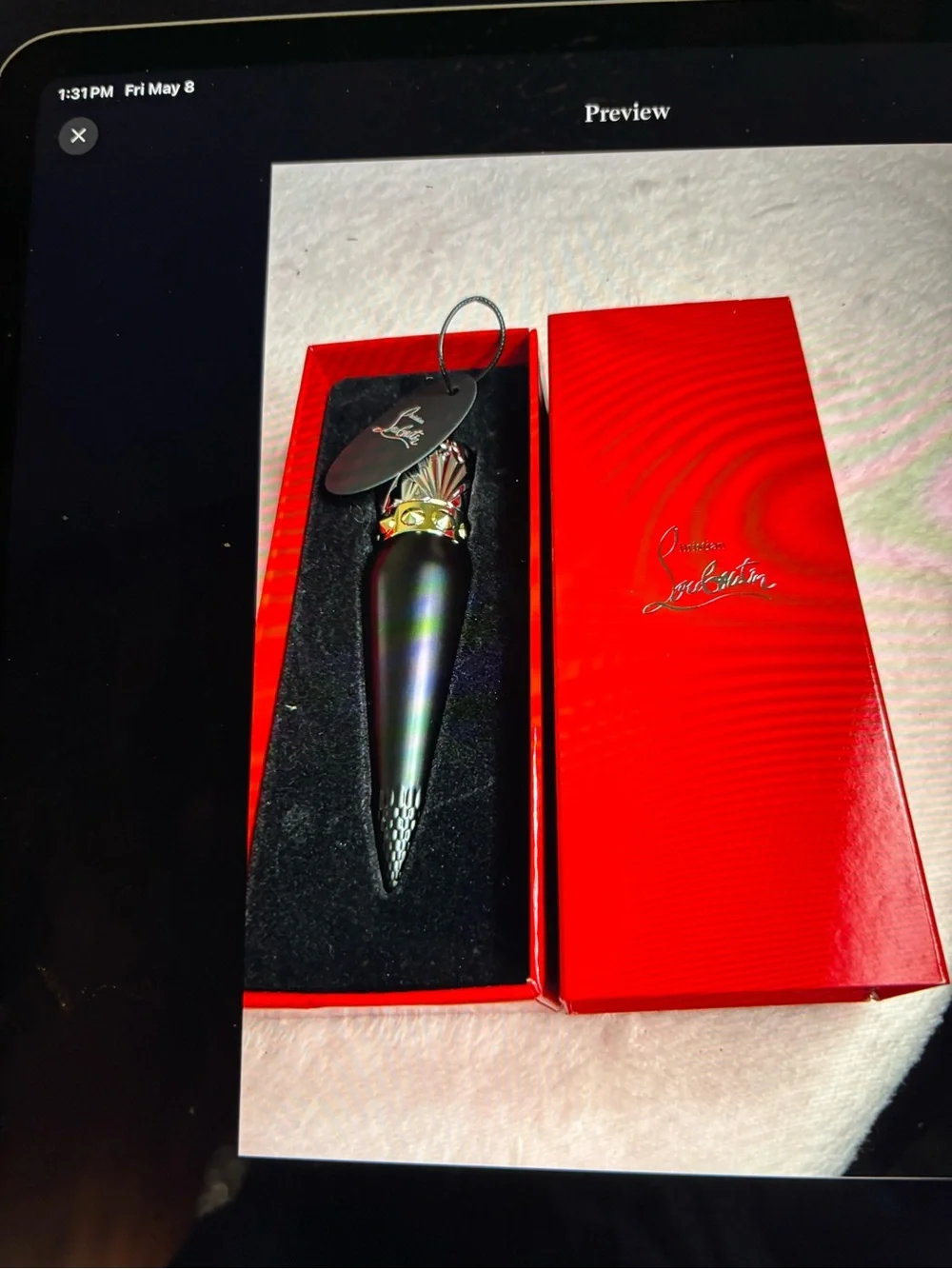 Christian Louboutin Black Gold Lipstick (Collectible)